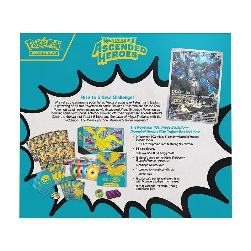 *LIVE ONLY* Pokémon TCG: Mega Evolution-Ascended Heroes Elite Trainer Box