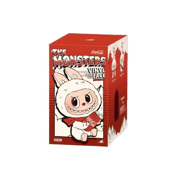 Caja ciega individual de peluche de vinilo de la serie Coca Cola de Labubu The Monsters
