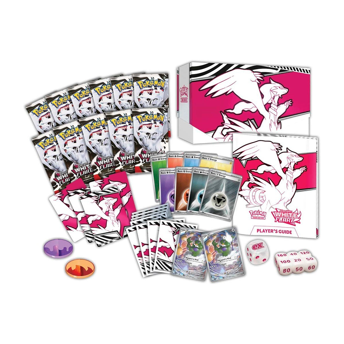 Caja de Entrenador Élite del Centro Pokémon: Escarlata y Violeta—Blanco de JCC Pokémon
