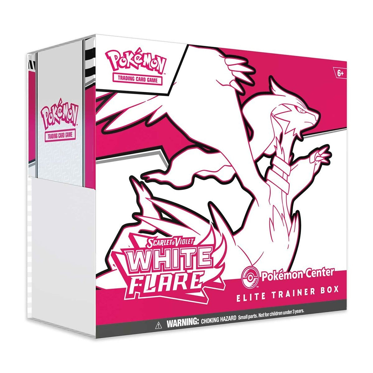 Caja de Entrenador Élite del Centro Pokémon: Escarlata y Violeta—Blanco de JCC Pokémon