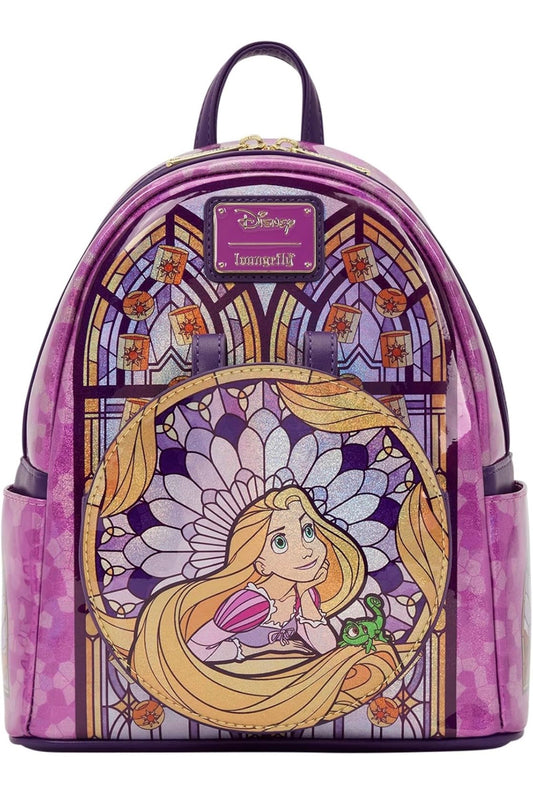 Loungefly Disney Stained Glass: Rapunzel Mini-Backpack [Preorder]