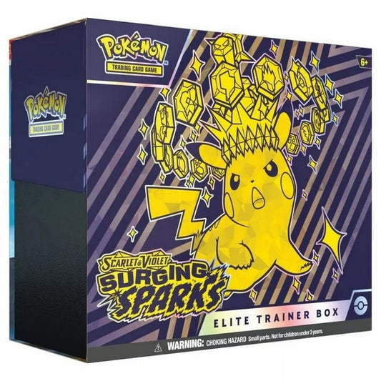 JCC Pokémon: Escarlata y Violeta - Caja de Entrenador Élite Chispas Emergentes