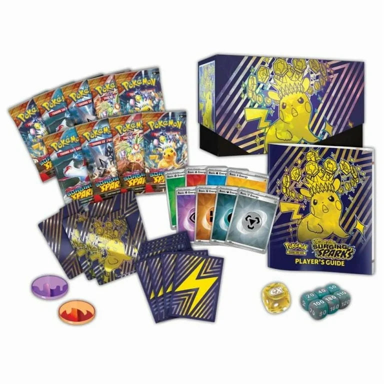 JCC Pokémon: Escarlata y Violeta - Caja de Entrenador Élite Chispas Emergentes