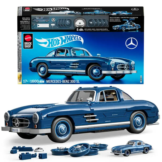 Mattel Brick Shop - Hot Wheels Collectible Mercedez Benz 300 SL