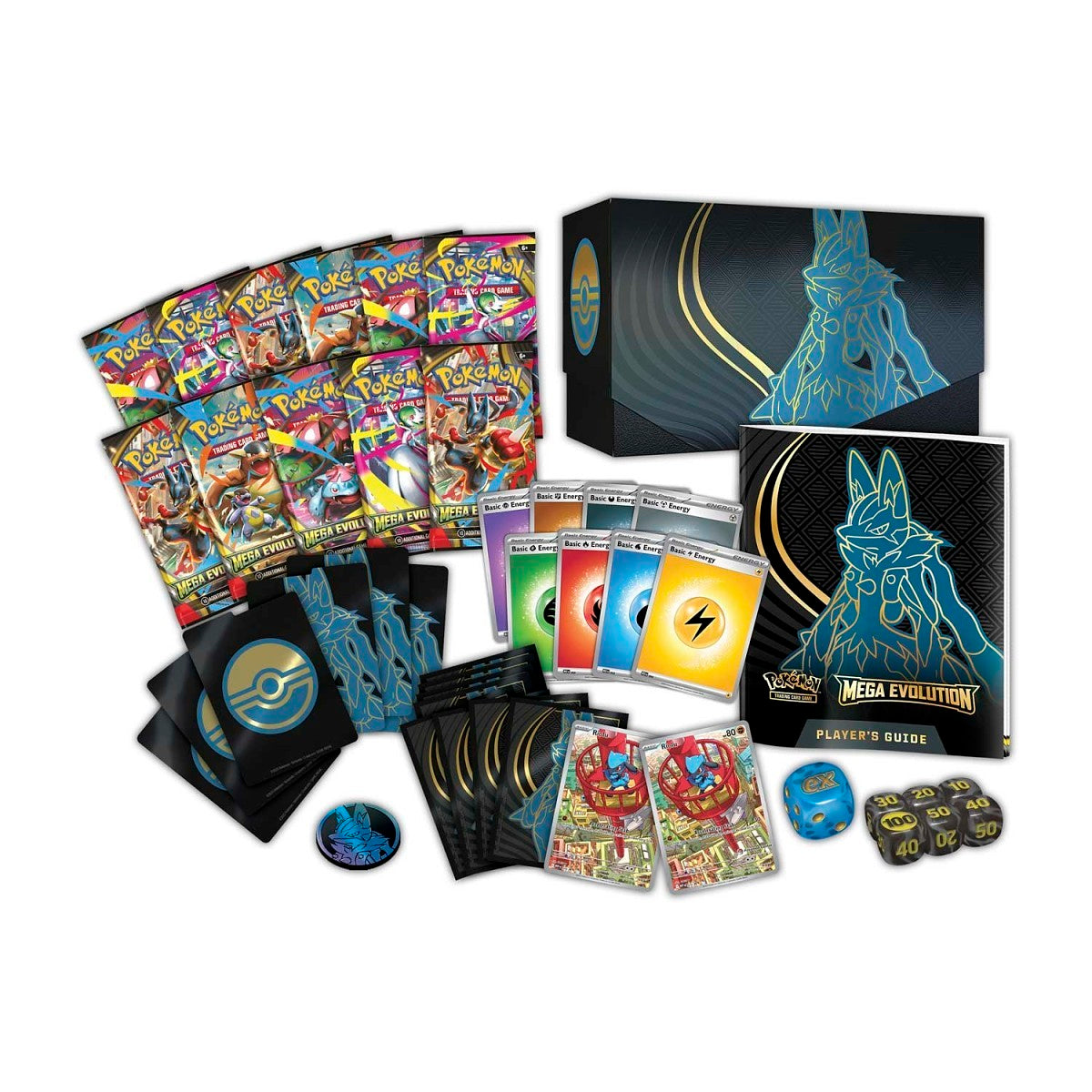 Caja de Entrenador Élite del Centro Pokémon Megaevolución (Mega Lucario) de JCC Pokémon