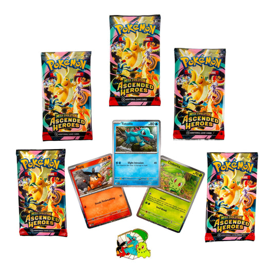 Pokémon TCG: Mega Evolution Ascended Heroes First Partners Deluxe Pin Collection