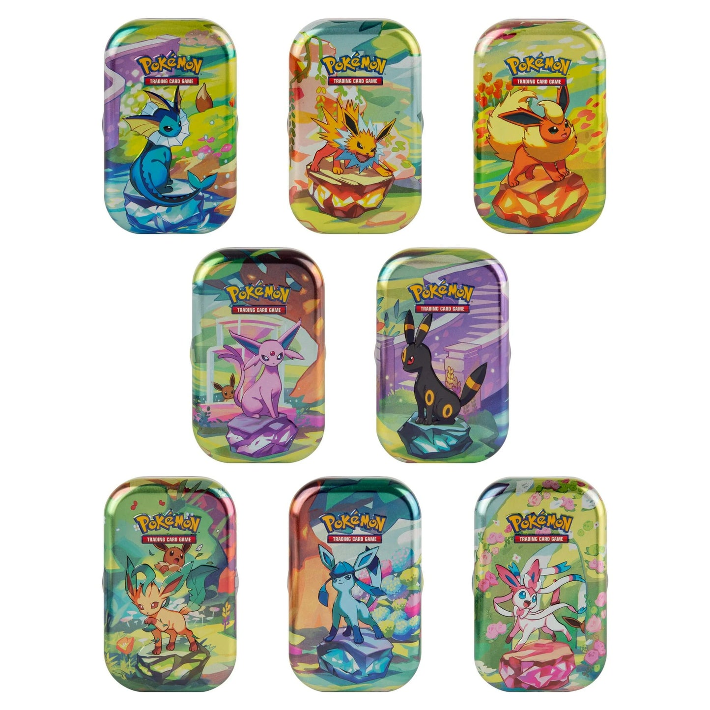 Pokémon TCG: Scarlet & Violet—Prismatic Evolutions Mini Tins (Random Art)