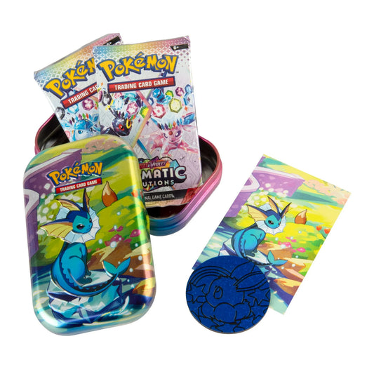 Pokémon TCG: Scarlet & Violet—Prismatic Evolutions Mini Tins (Random Art)