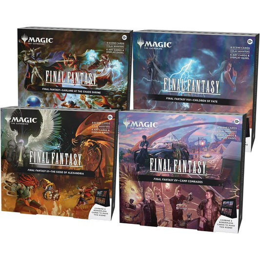 Magic The Gathering: Final Fantasy Holiday Scene Box [Set of 4]